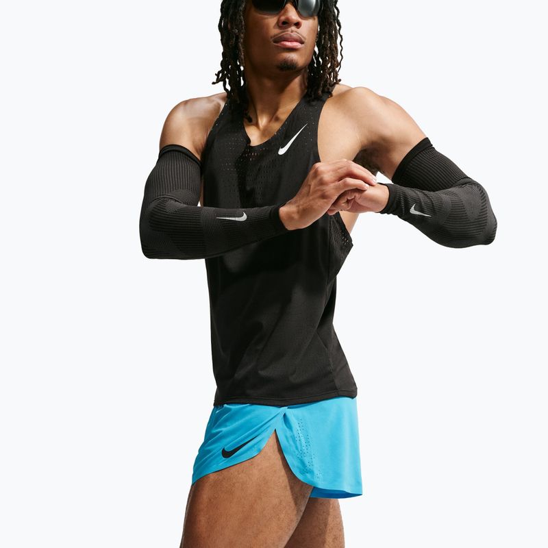 Men's running shorts Nike AeroSwift light current blue/black 4