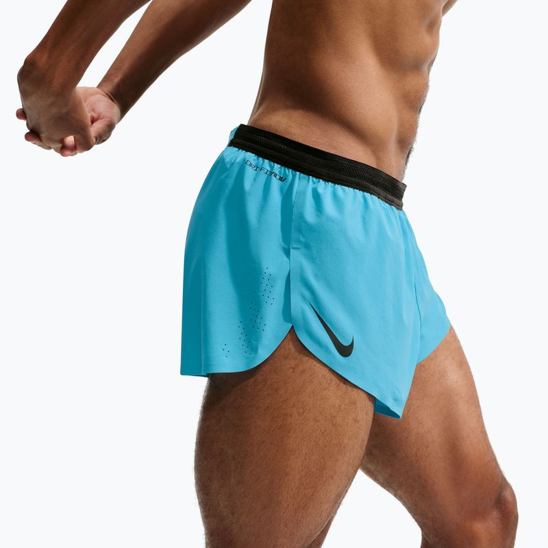 Men's running shorts Nike AeroSwift light current blue/black 6