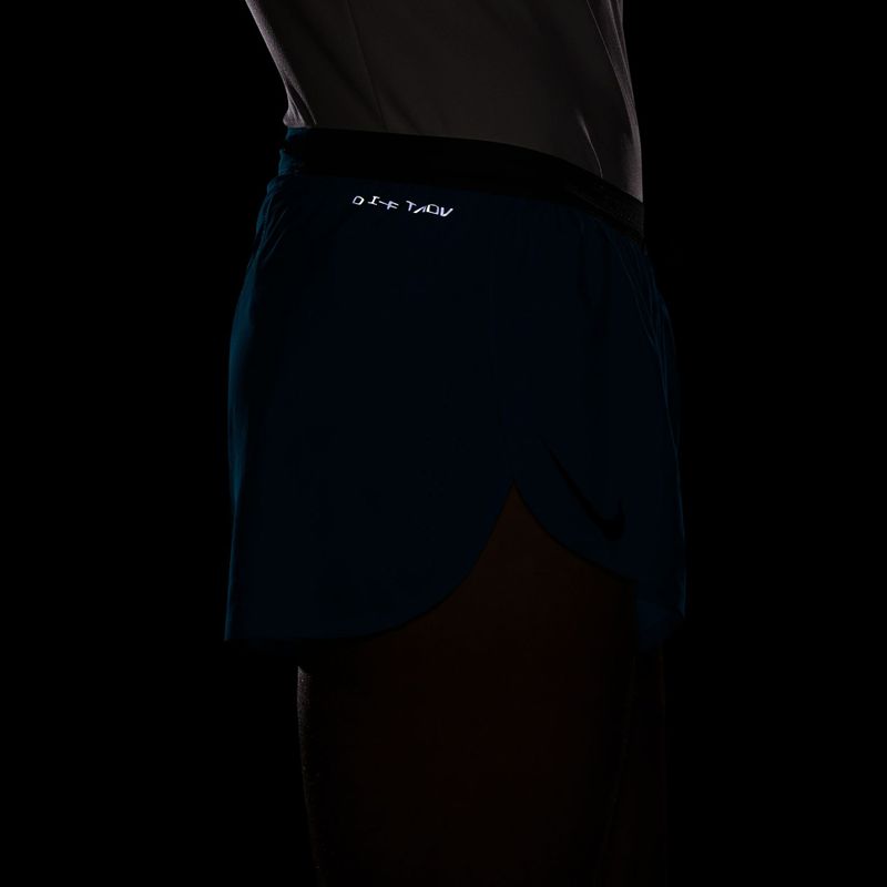 Men's running shorts Nike AeroSwift light current blue/black 8