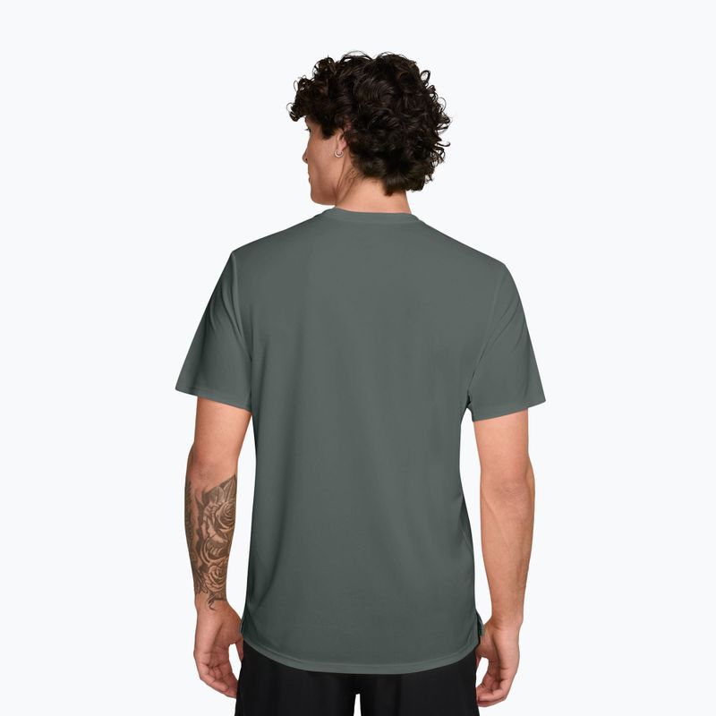 Men's running shirt Nike Miler Dri-Fit UV camo green 2