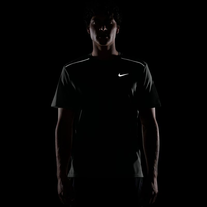 Men's running shirt Nike Miler Dri-Fit UV camo green 4
