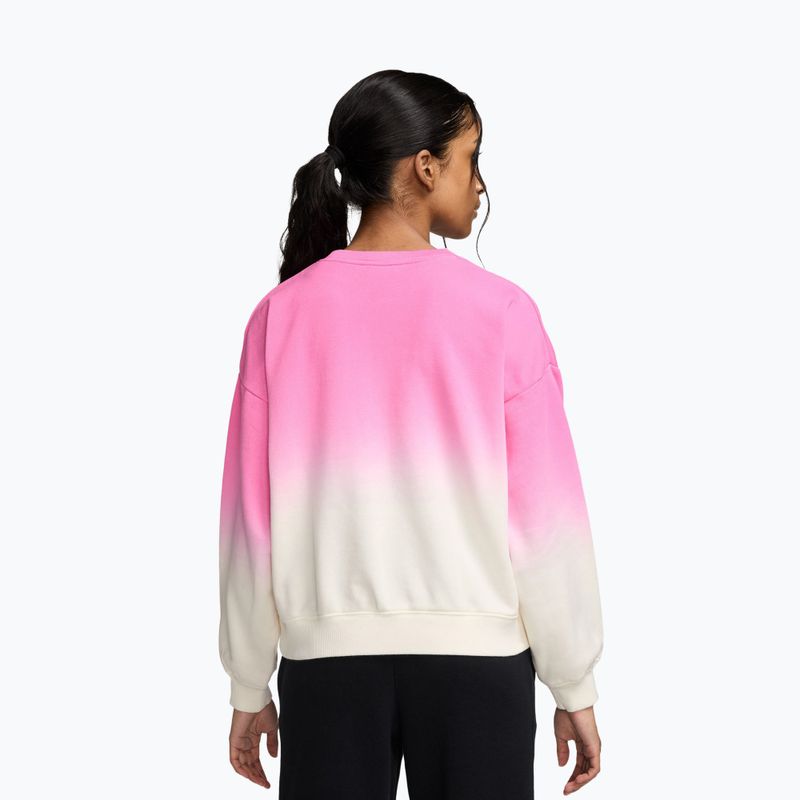Children's sweatshirt Nike Sportswear Studio sail/playful pink/white 2