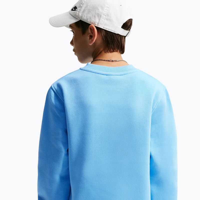 Children's sweatshirt Nike Sportswear Club Fleece football blue/white 7