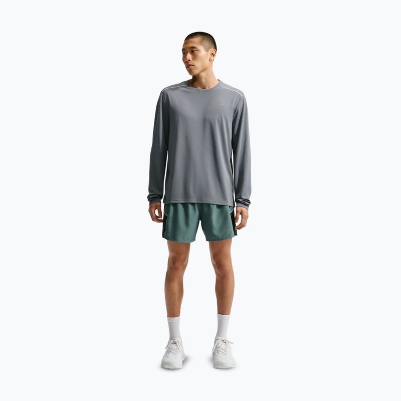 Men's running longsleeve Nike Miler Dri-Fit UV smoke grey 2