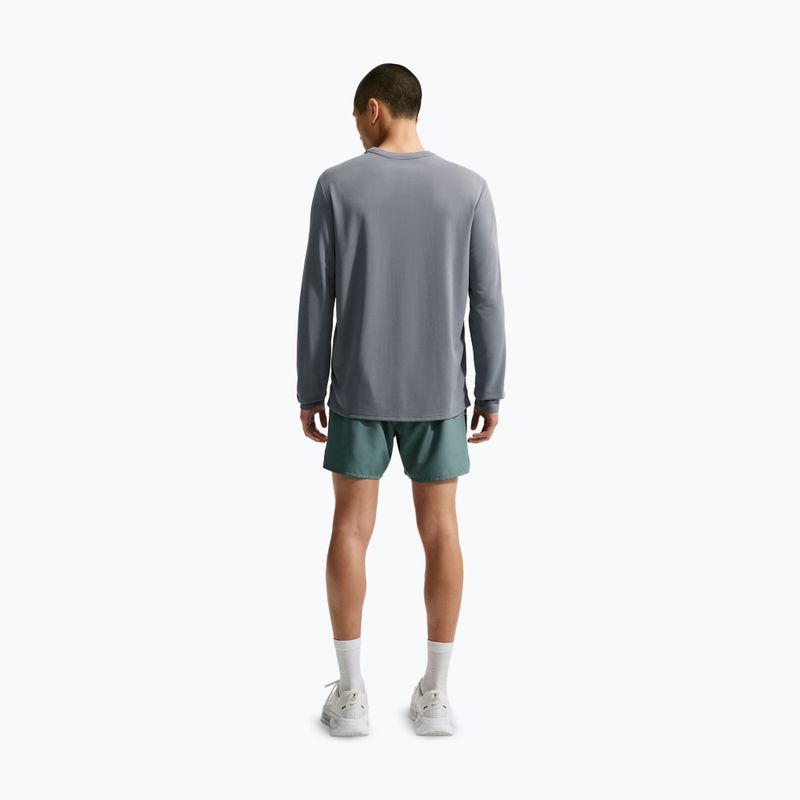 Men's running longsleeve Nike Miler Dri-Fit UV smoke grey 3