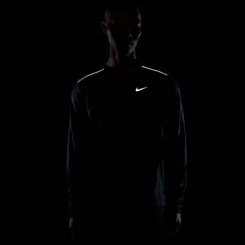 Men's running longsleeve Nike Miler Dri-Fit UV smoke grey 6