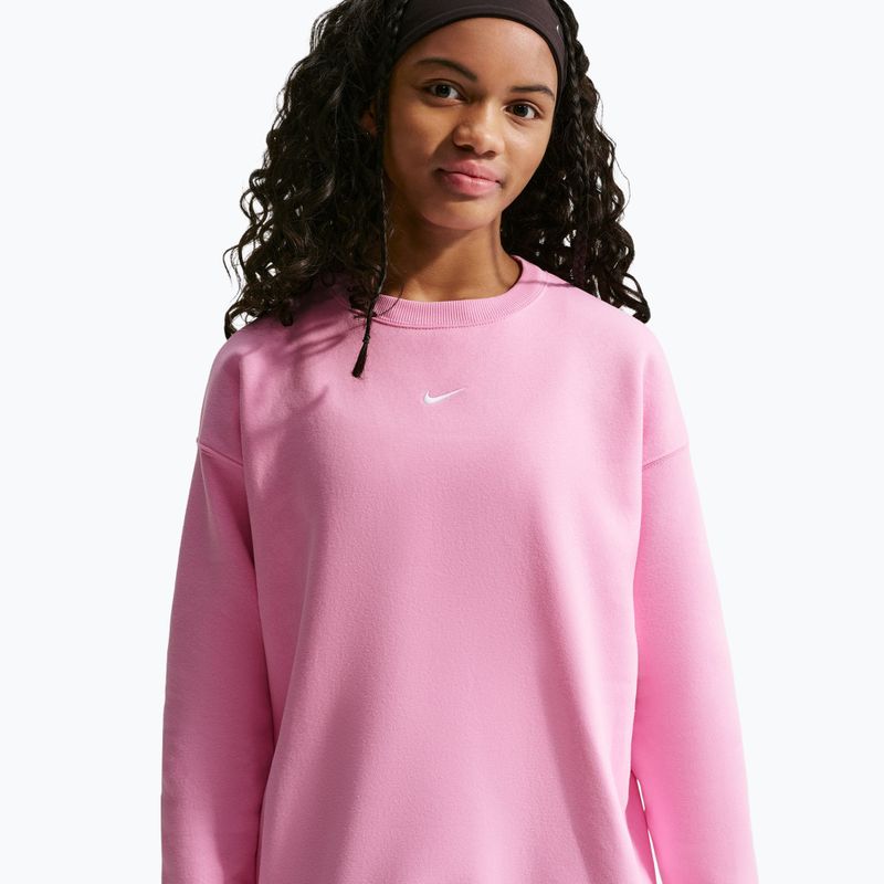 Children's sweatshirt Nike Sportswear Studio pink rise/white 4