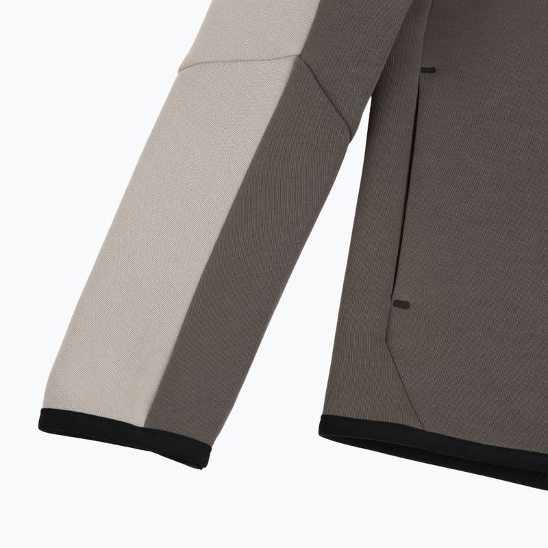 Children's sweatshirt Nike Sportswear Tech Fleece moon particle/cave stone/black/black 4