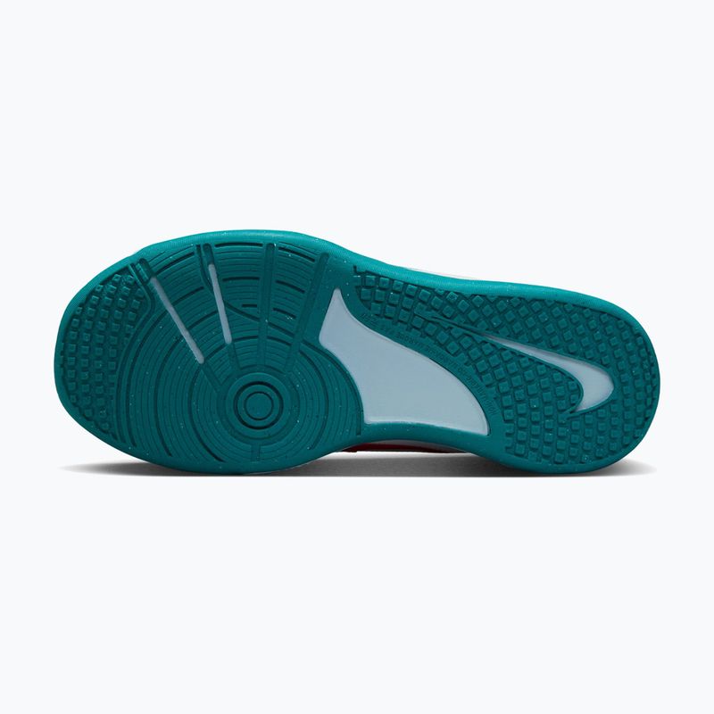 Nike Omni Multi-Court shoes in off white/energy/glacier blue 10