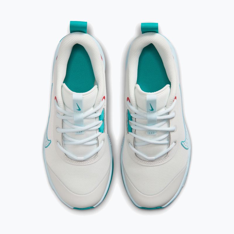 Nike Omni Multi-Court shoes in off white/energy/glacier blue 13