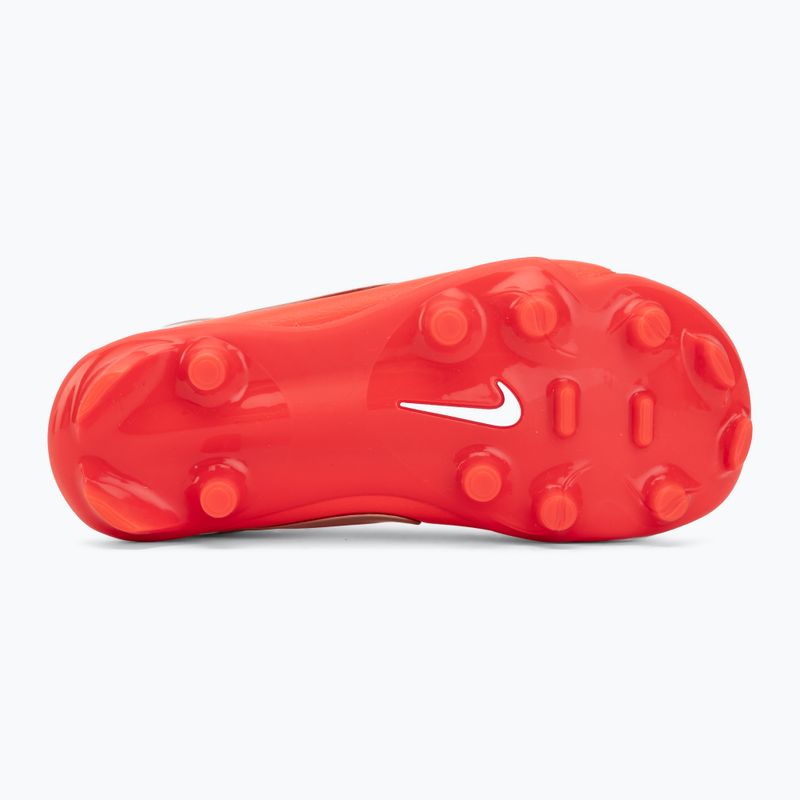 Children's football boots Nike Jr. Tiempo Maestro Academy white/bright crimson/blur 4