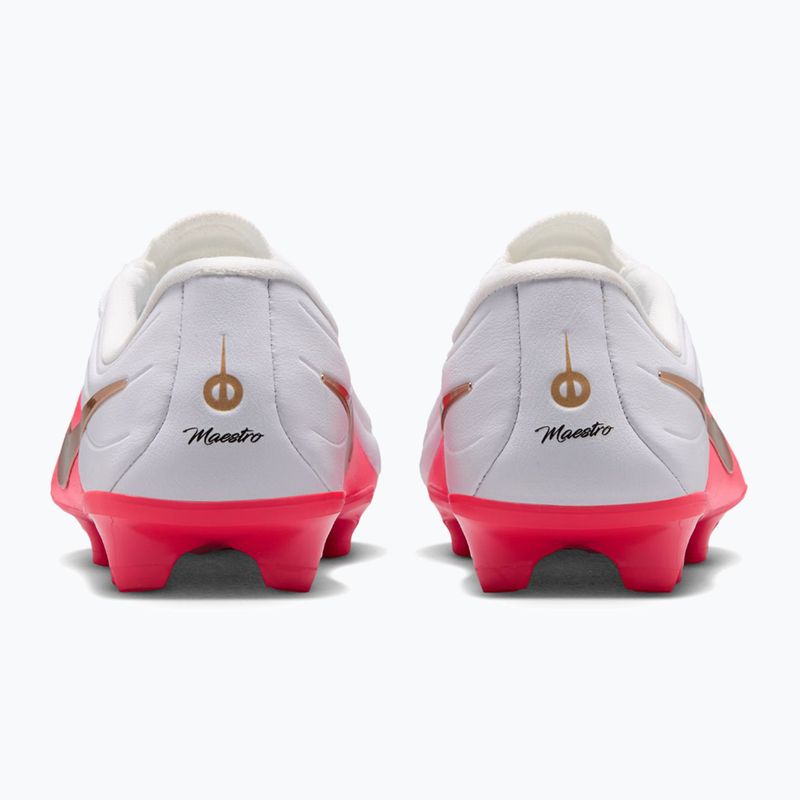 Children's football boots Nike Jr. Tiempo Maestro Academy white/bright crimson/blur 2