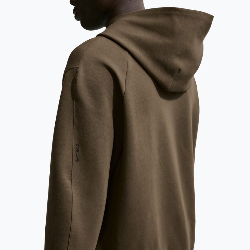 Men's training sweatshirt Nike 24.7 ImpossiblySoft Dark Hazel/Black/Velvet Brown 5