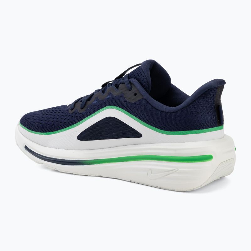 Nike Winflo 12 running shoes midnight navy/green spark/summit white 3