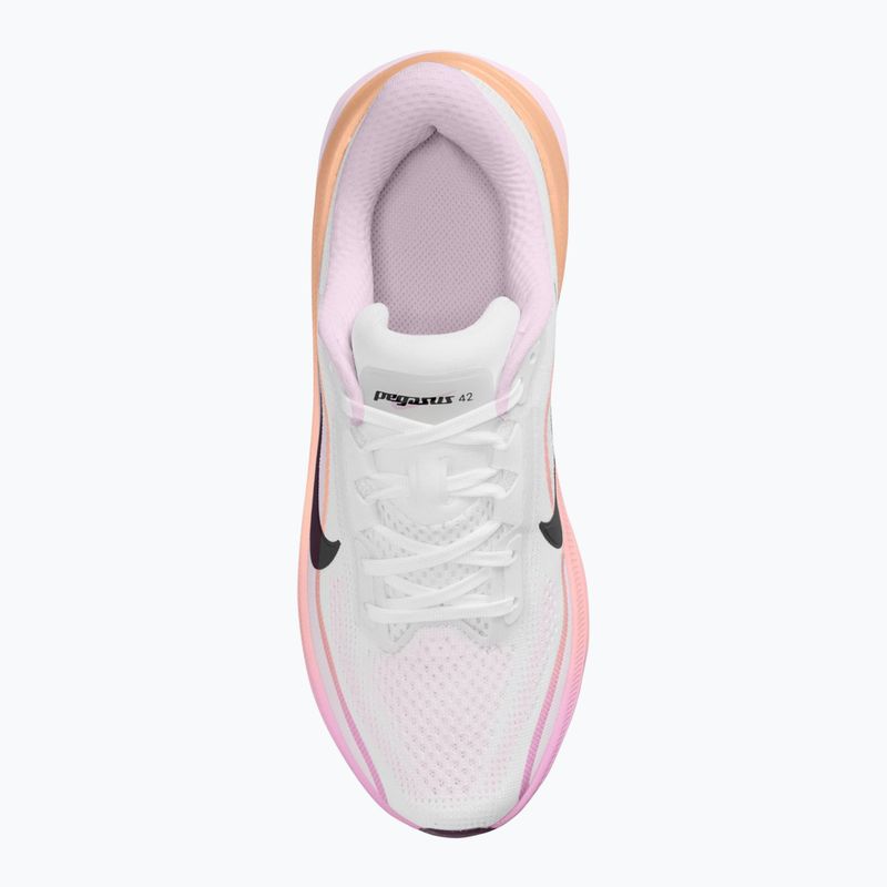 Children's running shoes Nike Pegasus 42 white/bleached lilac/sunset haze/black 4