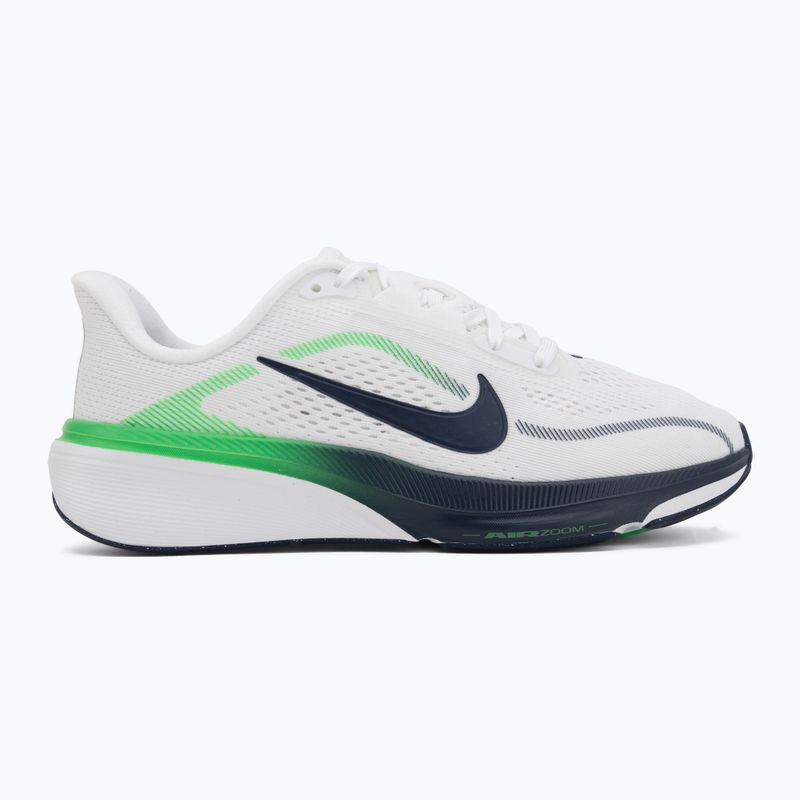 Nike Pegasus 42 running shoes white/green spark/midnight navy 2
