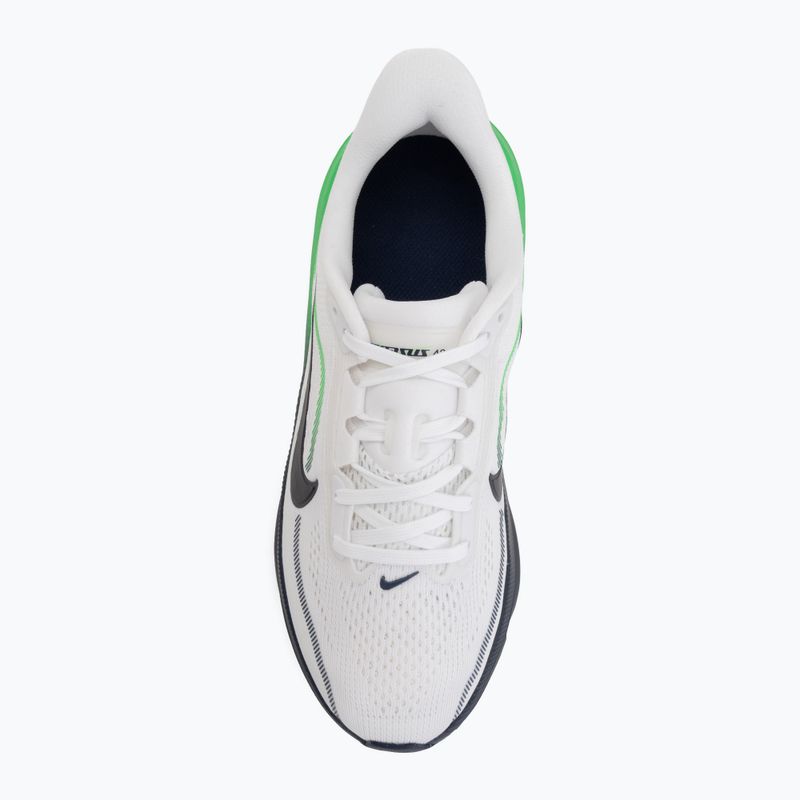 Nike Pegasus 42 running shoes white/green spark/midnight navy 5