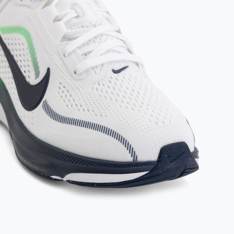 Nike Pegasus 42 running shoes white/green spark/midnight navy 7