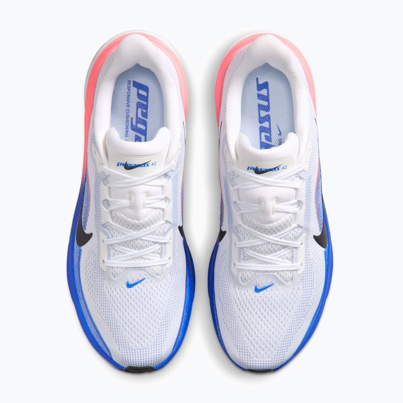 Men's running shoes Nike Pegasus 42 white/racer blue/atomic pink/black 5
