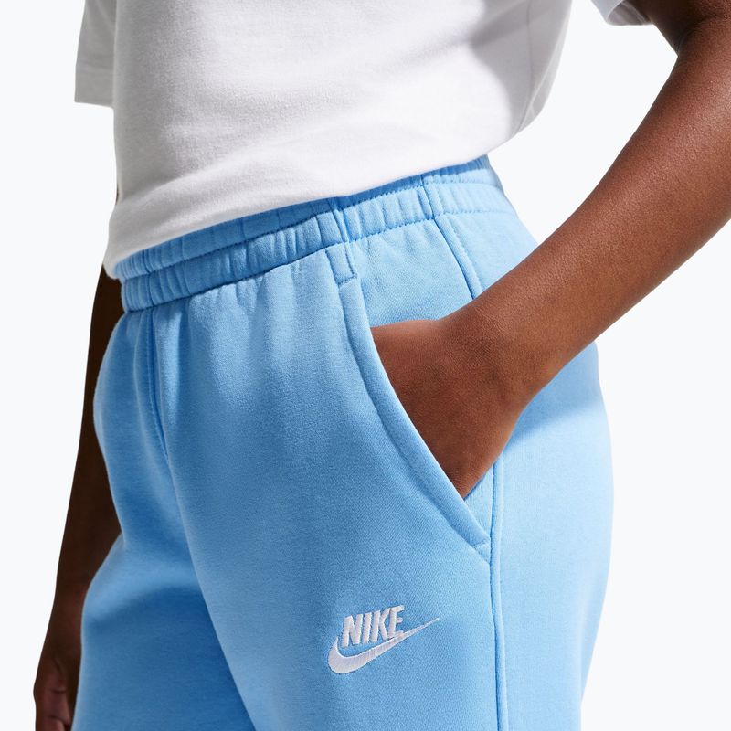 Children's trousers Nike Sportswear Club Fleece football blue/white 8