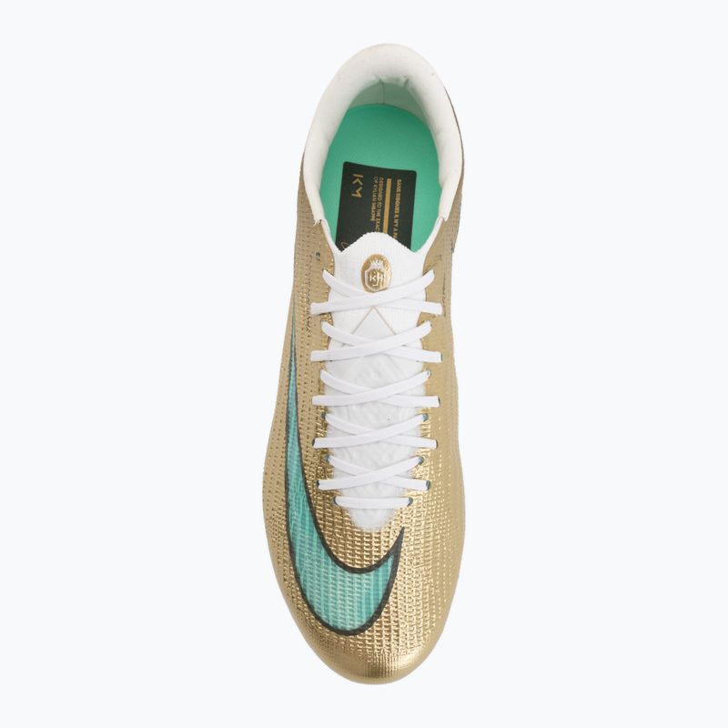 Men's football boots Nike Mercurial Superfly 11 Elite "Kylian Mbappé" metallic gold/green glow 5