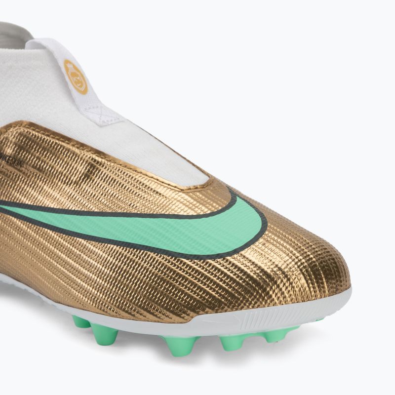 Children's football boots Nike Jr. Mercurial Superfly 11 Academy "Kylian Mbappé" metallic gold/green glow 7