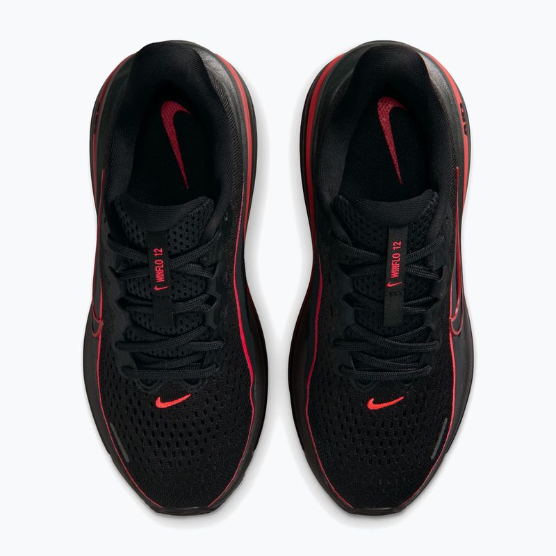 Nike Winflo 12 running shoes black/red orbit/dark smoke grey/black 11
