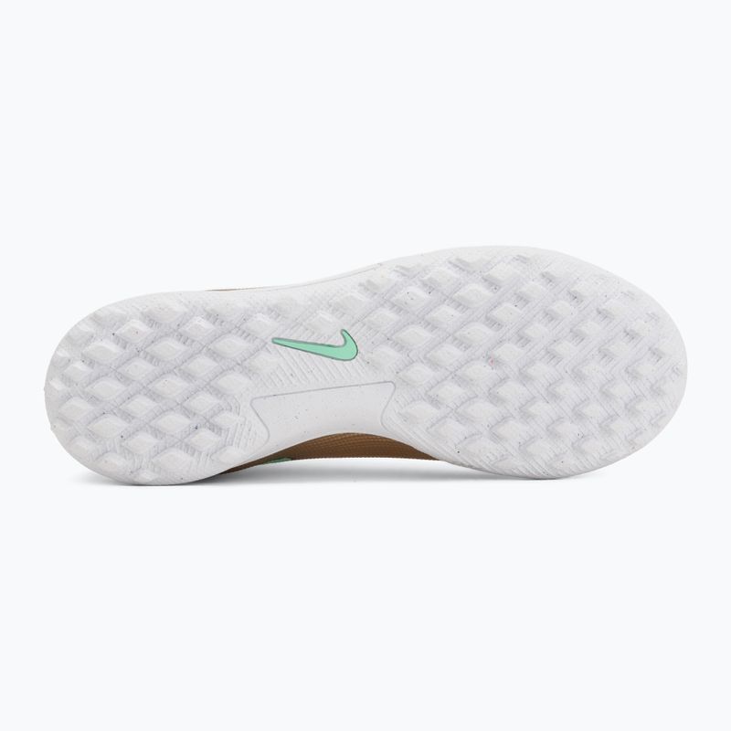 Children's football boots Nike Jr. Mercurial Superfly 11 Academy "Kylian Mbappé" metallic gold/green glow 4