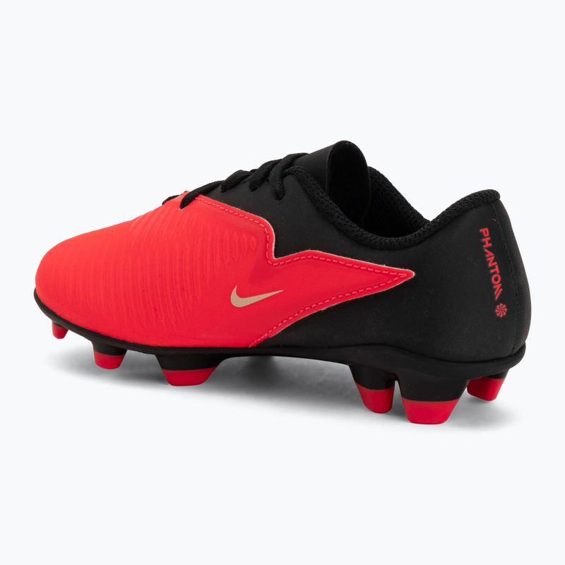 Children's football boots Nike Jr. Phantom 6 Low Club bright crimson/bright crimson/black 3