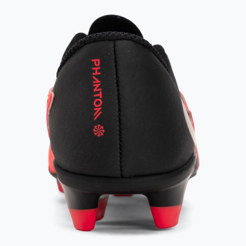 Children's football boots Nike Jr. Phantom 6 Low Club bright crimson/bright crimson/black 6