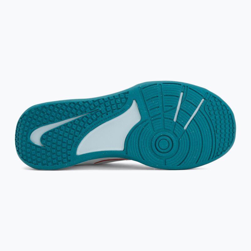 Nike Omni Multi-Court shoes in off white/energy/glacier blue 4