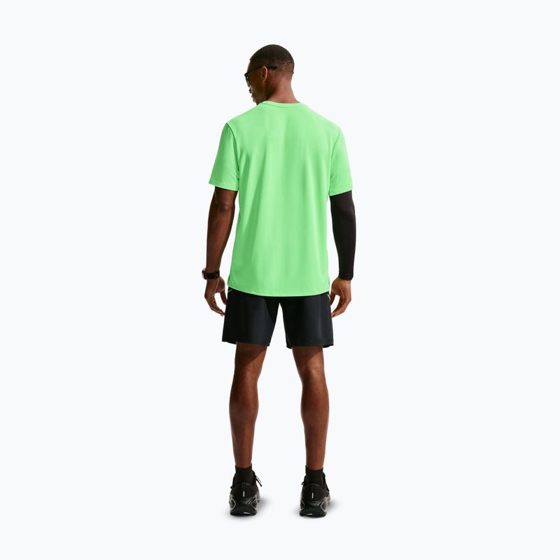 Men's running shirt Nike Miler Dri-Fit UV illusion green 3