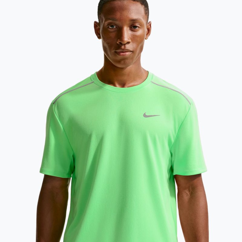 Men's running shirt Nike Miler Dri-Fit UV illusion green 4