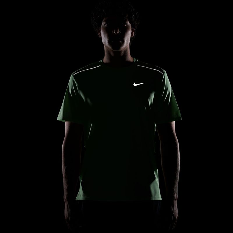 Men's running shirt Nike Miler Dri-Fit UV illusion green 7