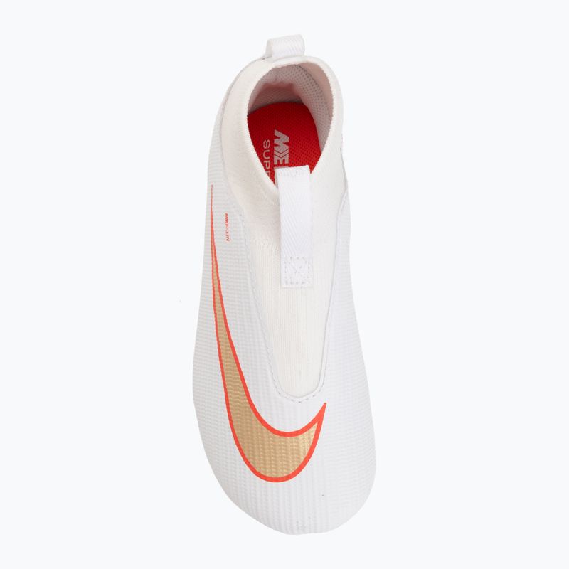 Children's football boots Nike Jr. Mercurial Superfly 11 Academy white/bright crimson/blur 5