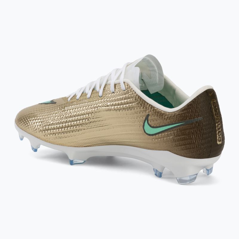 Men's football boots Nike Mercurial Superfly 11 Pro "Kylian Mbappé" metallic gold/green glow 3