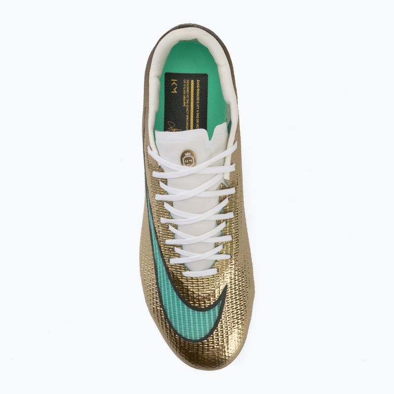 Men's football boots Nike Mercurial Superfly 11 Pro "Kylian Mbappé" metallic gold/green glow 5