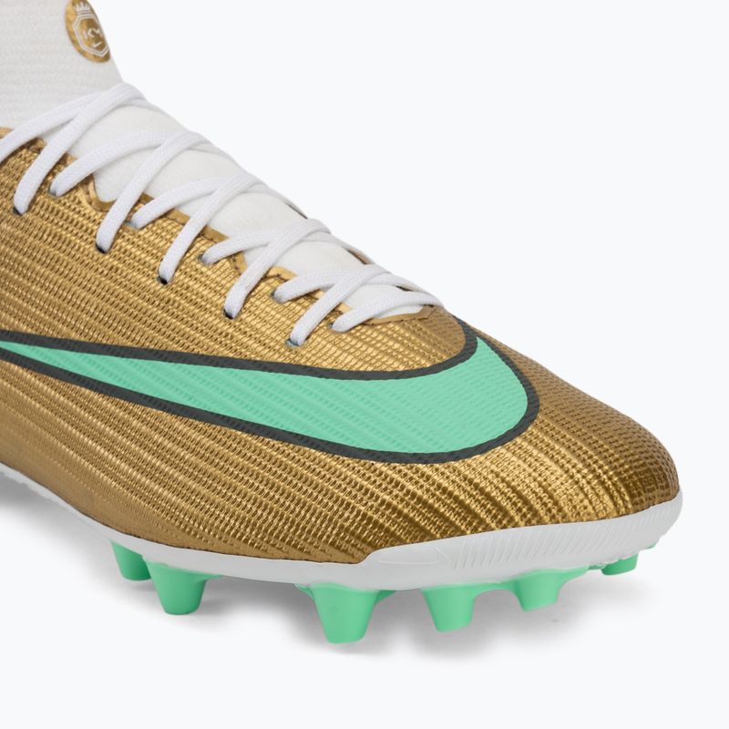 Men's football boots Nike Mercurial Superfly 11 Academy "Kylian Mbappé" metallic gold/green glow 7