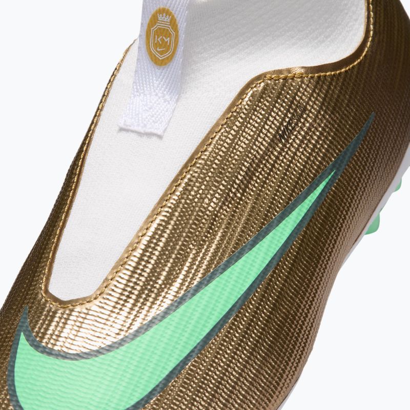Children's football boots Nike Jr. Mercurial Superfly 11 Academy "Kylian Mbappé" metallic gold/green glow 5