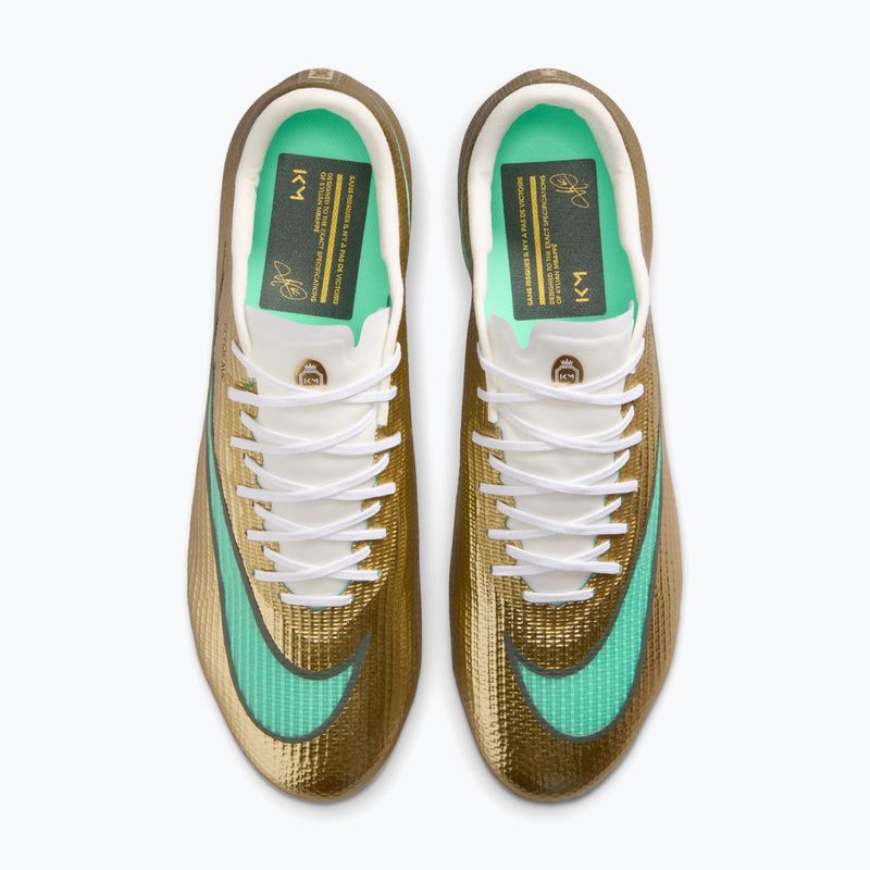 Men's football boots Nike Mercurial Superfly 11 Pro "Kylian Mbappé" metallic gold/green glow 4