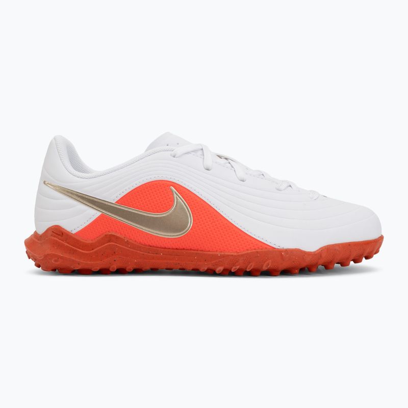 Children's football boots Nike Jr. Tiempo Maestro Club White/Bright Crimson/Blur 2