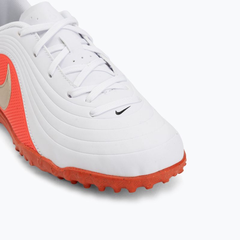 Children's football boots Nike Jr. Tiempo Maestro Club White/Bright Crimson/Blur 7