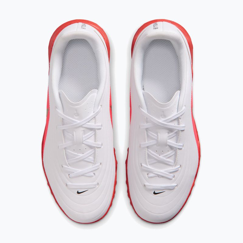 Children's football boots Nike Jr. Tiempo Maestro Club White/Bright Crimson/Blur 3