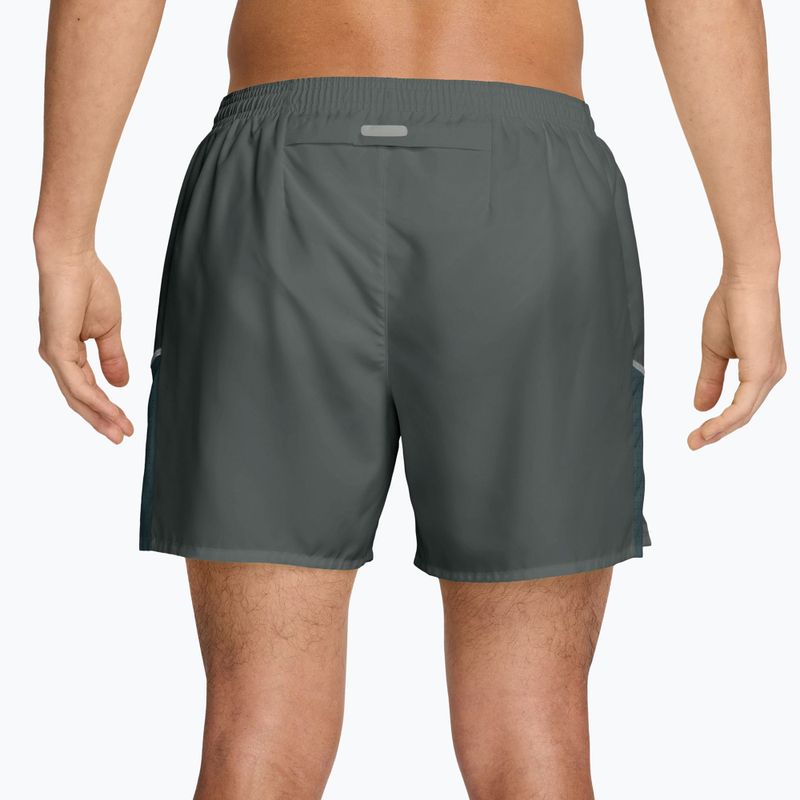 Men's shorts Nike Miler Dri-Fit Brief Lined 5" camo green/mineral slate 2