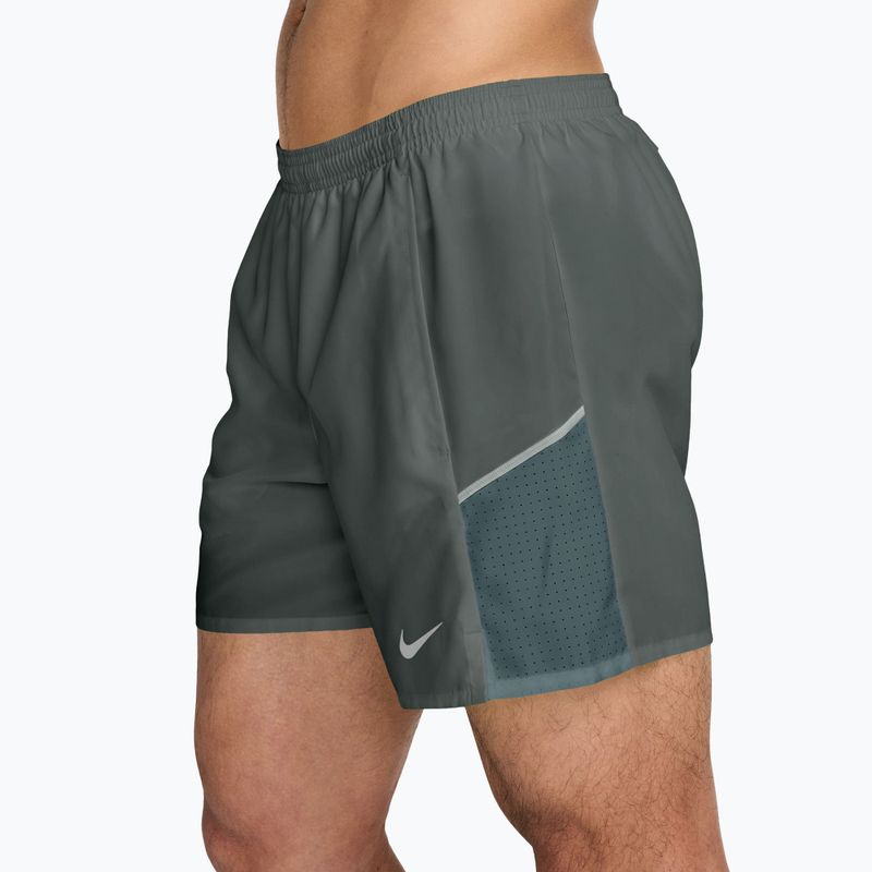 Men's shorts Nike Miler Dri-Fit Brief Lined 5" camo green/mineral slate 3