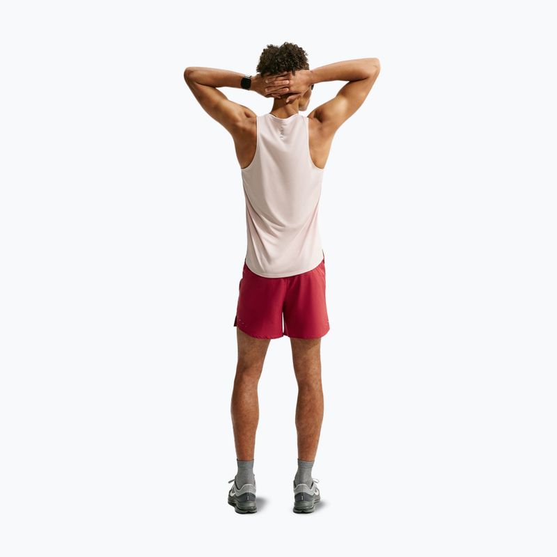 Men's Nike Stride Dri-Fit Brief-Lined 5" Shorts in Tough Red 3