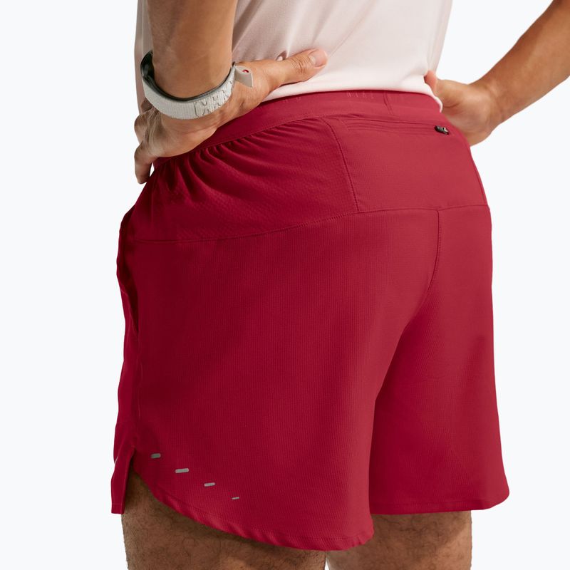 Men's Nike Stride Dri-Fit Brief-Lined 5" Shorts in Tough Red 6