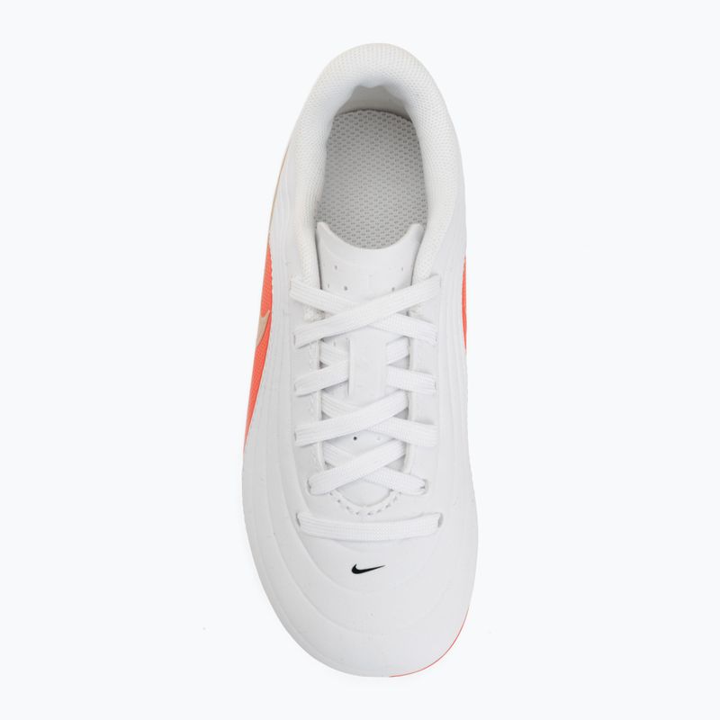Children's football boots Nike Jr. Tiempo Maestro Club White/Bright Crimson/Blur 5