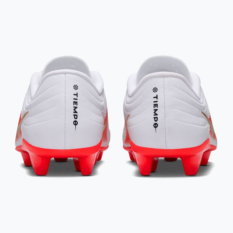 Children's football boots Nike Jr. Tiempo Maestro Club White/Bright Crimson/Blur 2