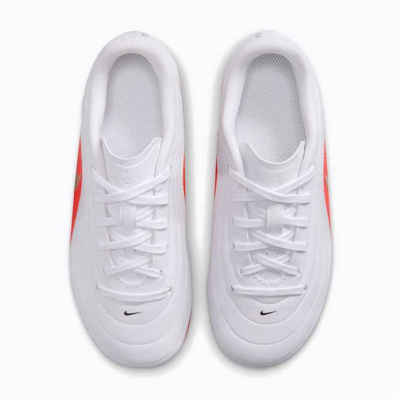 Children's football boots Nike Jr. Tiempo Maestro Club White/Bright Crimson/Blur 3